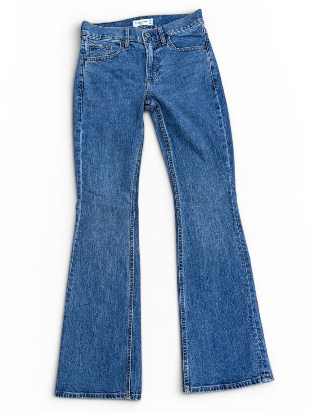 A&F the bootcut mid rise jeans